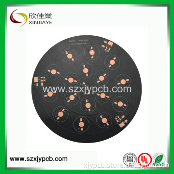 Shenzhen 94V0 Single Layer Aluminum Round LED Printed Circuit Board Assembly